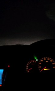 ひとりぼっちの車中